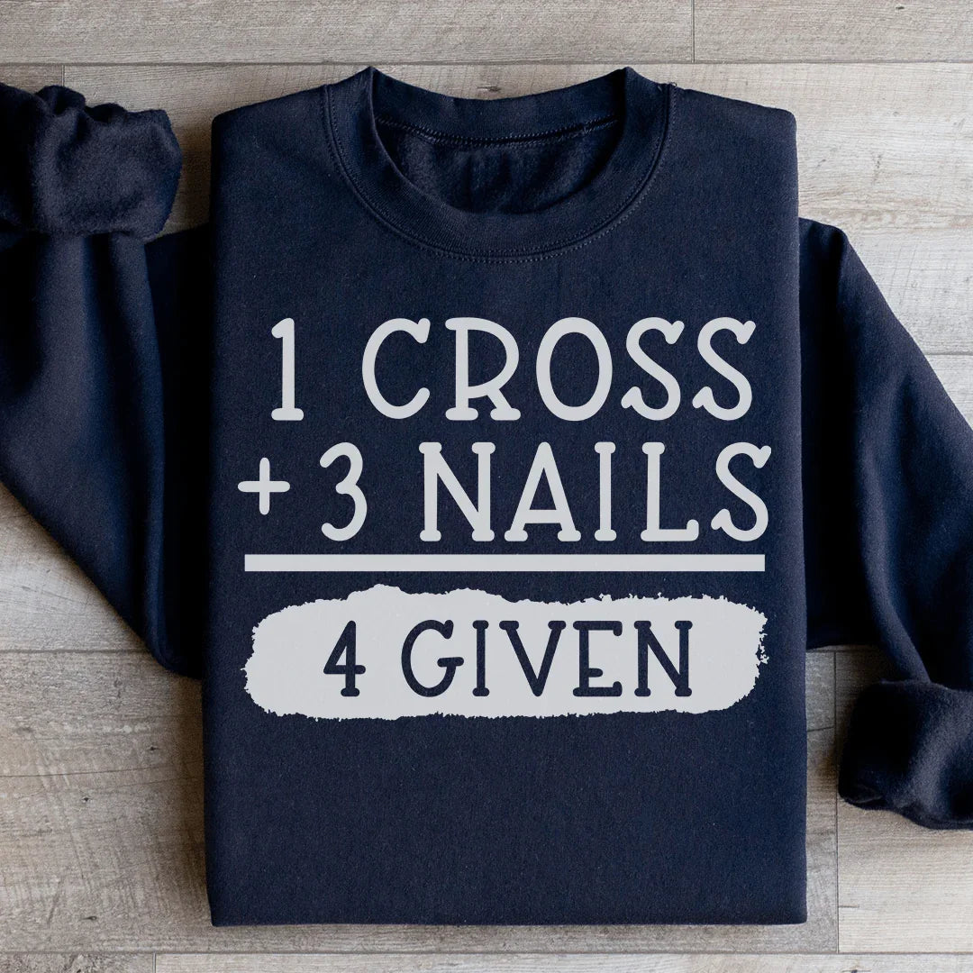 Forgiven Sweatshirt Black / S Peachy Sunday T-Shirt