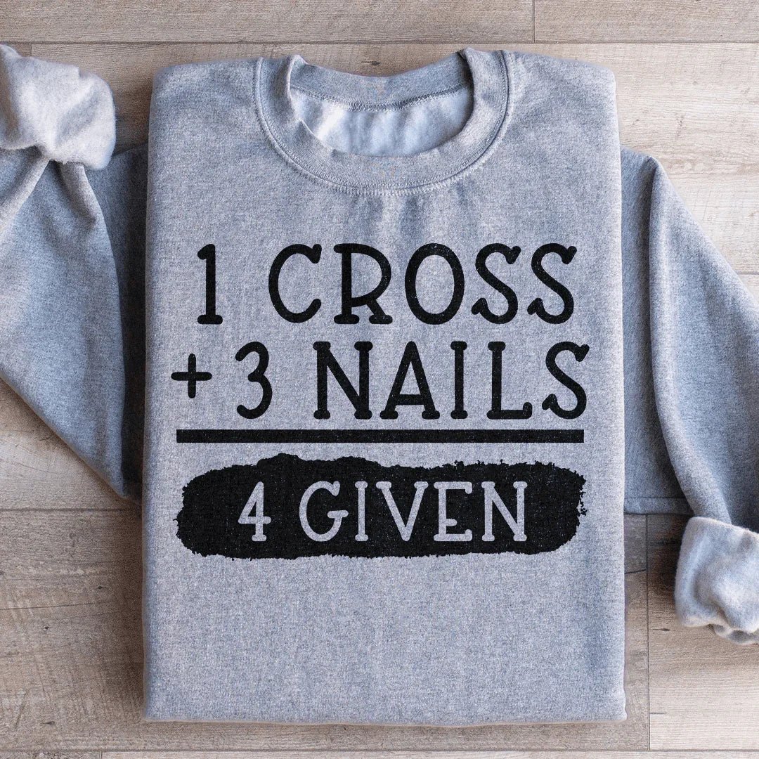 Forgiven Sweatshirt Sport Grey / S Peachy Sunday T-Shirt