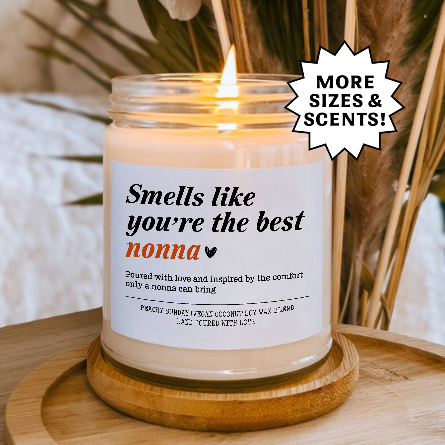 Smells Like You're The Best Nonna Candle