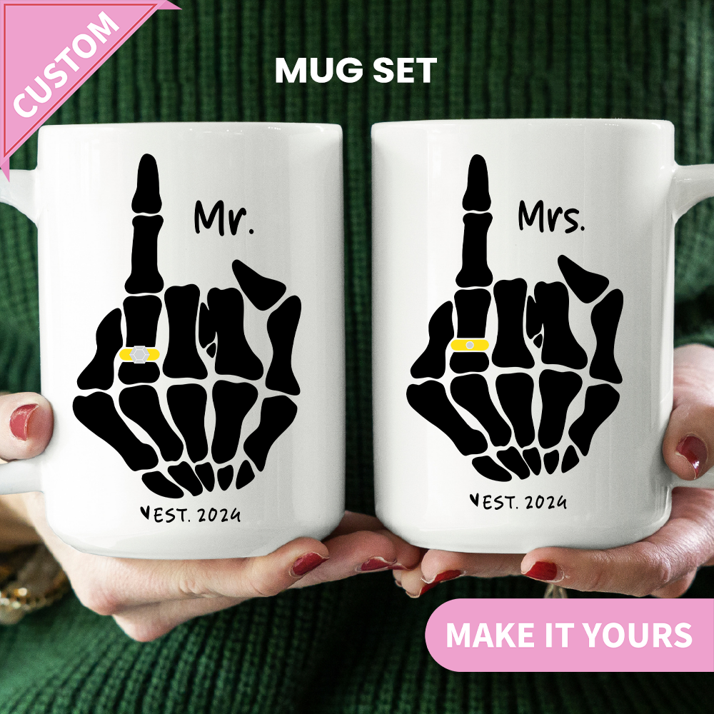 Funny Mr And Mrs Mug