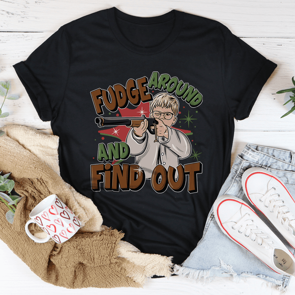 Fudge Around And Find Out Tee Black Heather / S Peachy Sunday T-Shirt
