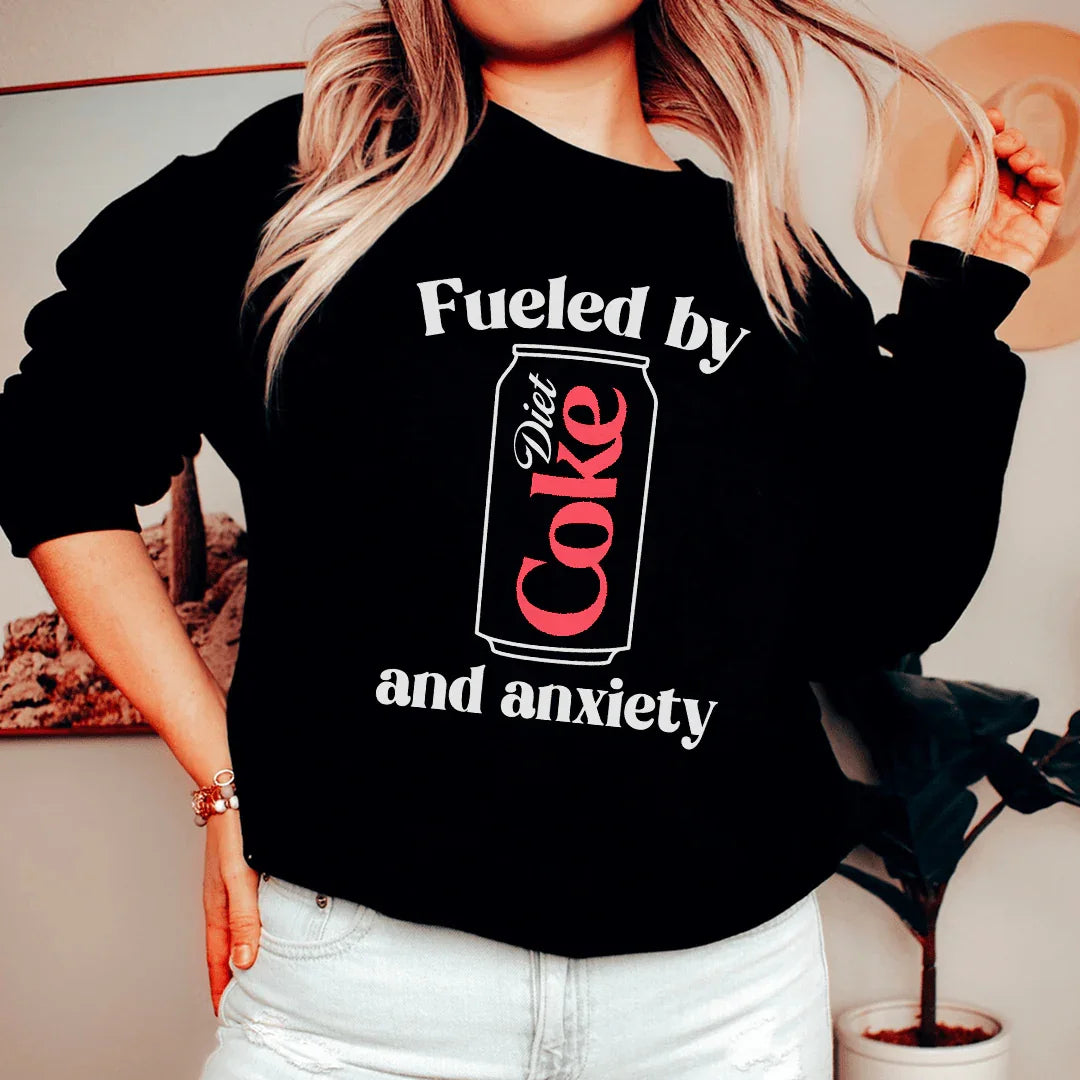 Fueled By Diet Coke Sweatshirt Black / S Peachy Sunday T-Shirt