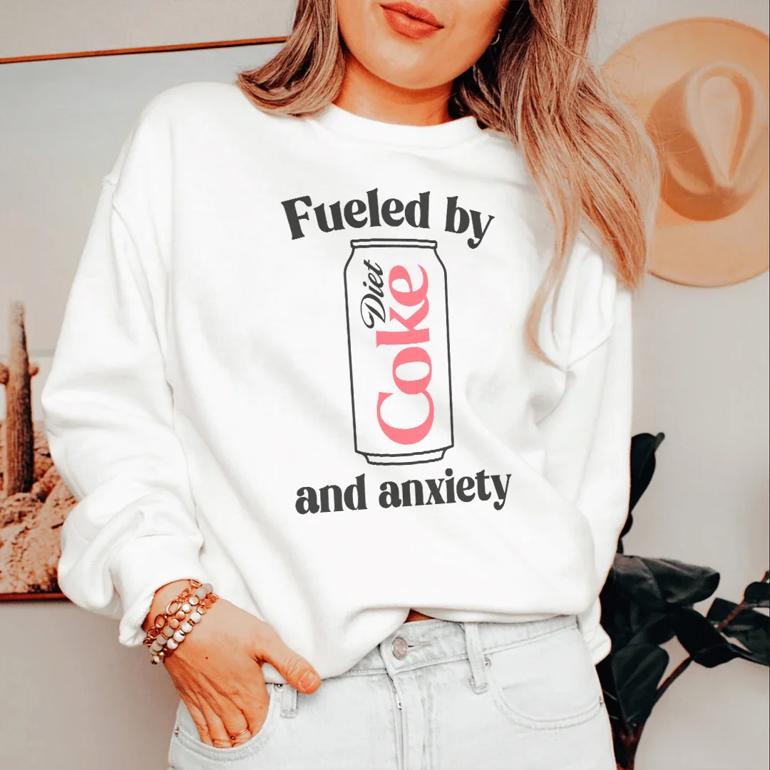 Fueled By Diet Coke Sweatshirt White / S Peachy Sunday T-Shirt