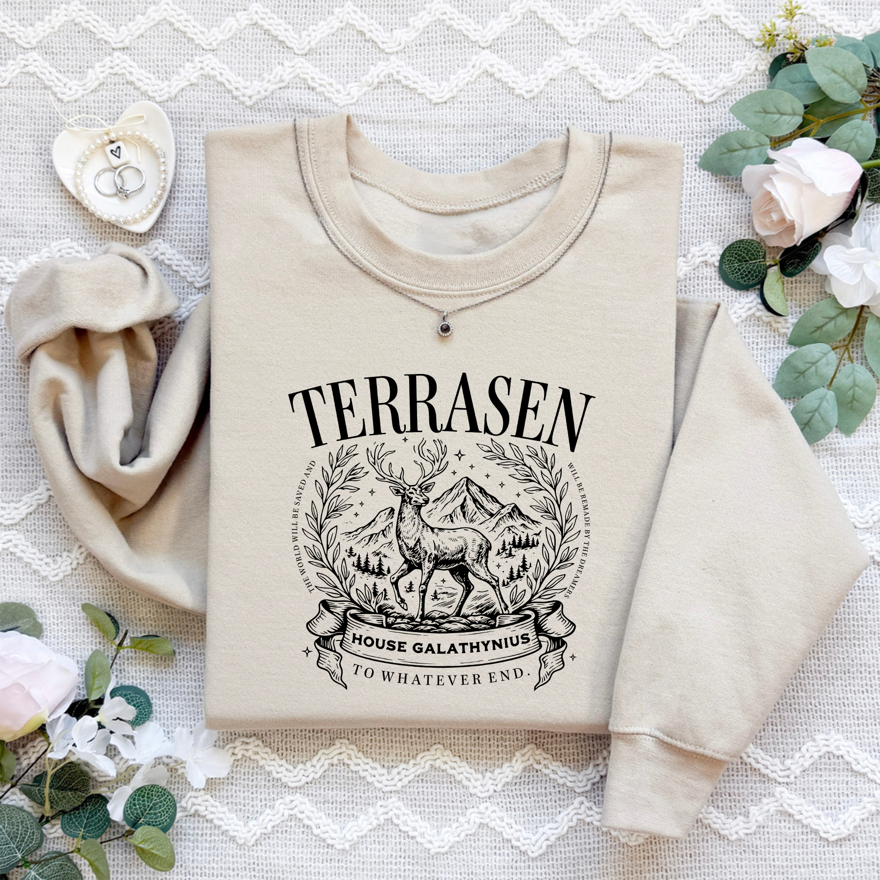 Terrasen House Glathynius To Whatever End Sweatshirt