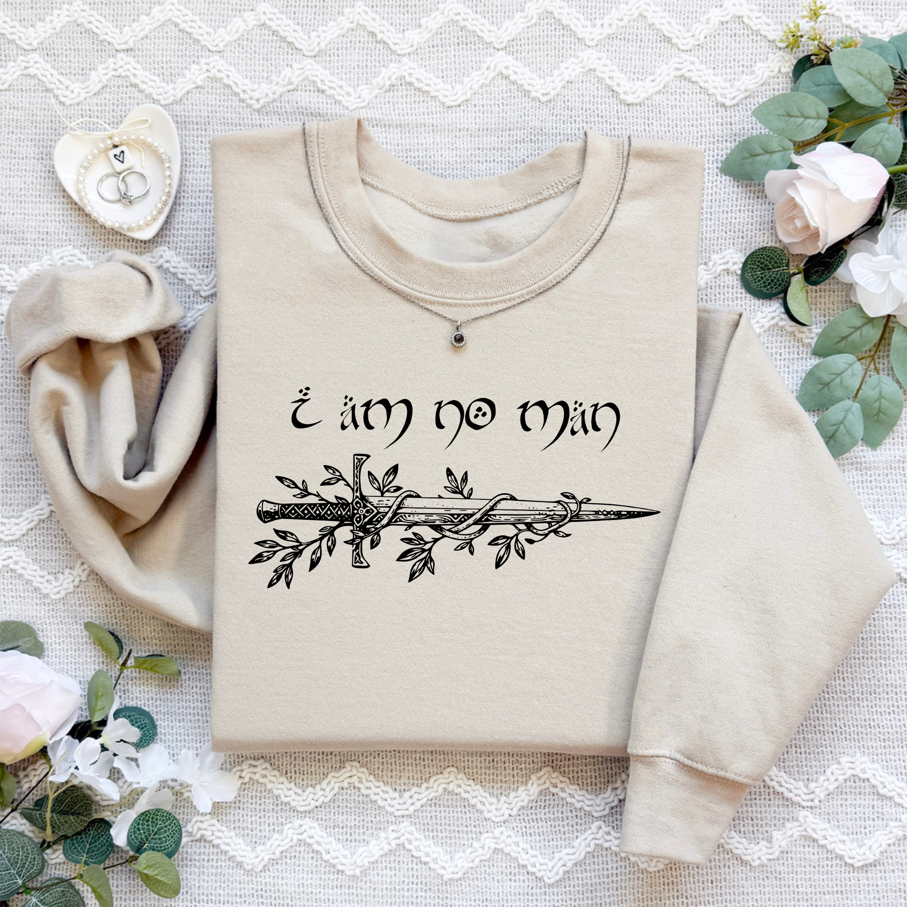 I Am No Man Sweatshirt