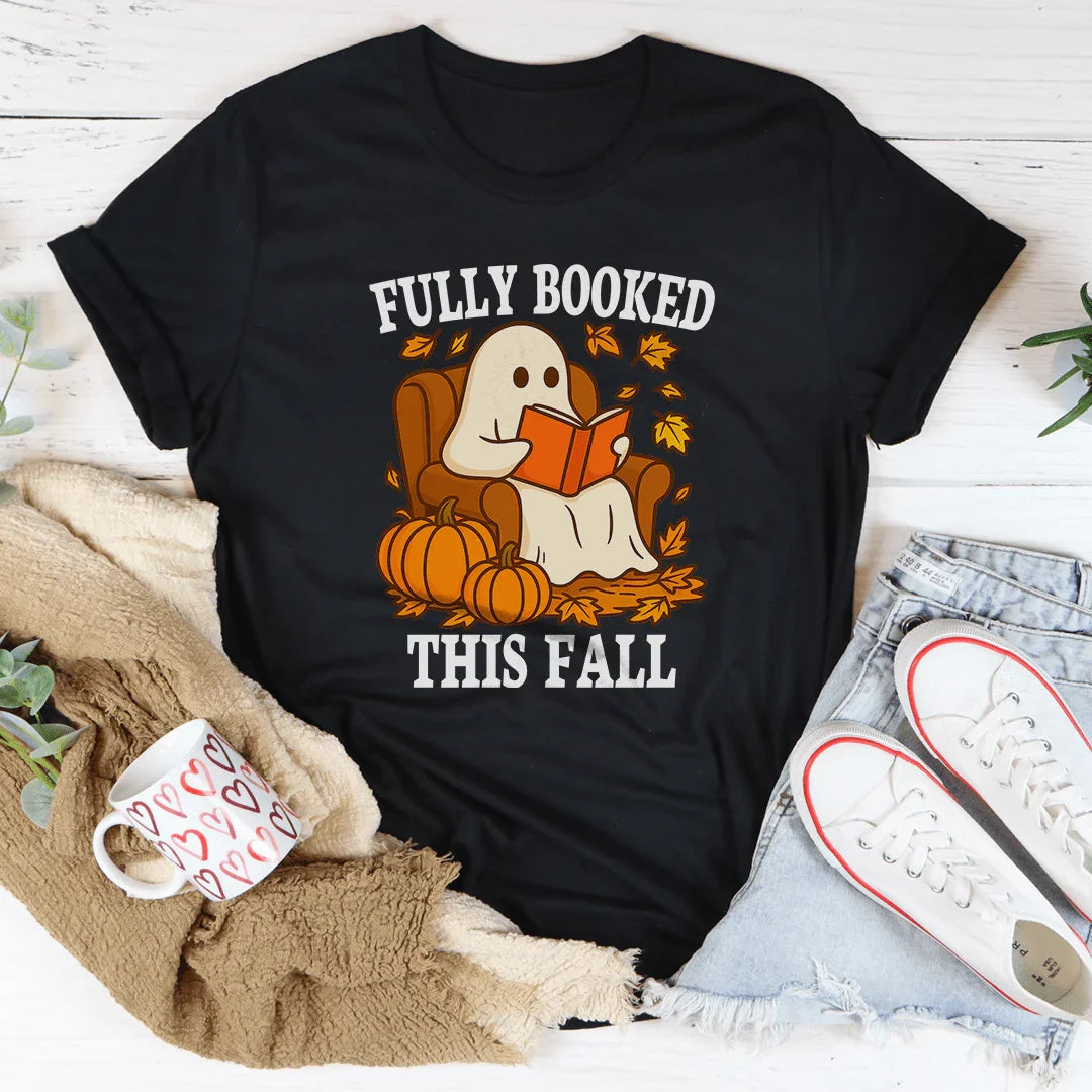 Fully Booked This Fall Tee Black Heather / S Peachy Sunday T-Shirt