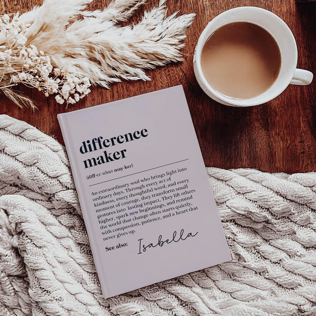 Personalized Difference Maker Journal