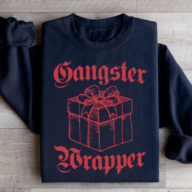 Gangster Wrapper Sweatshirt Black / S Peachy Sunday T-Shirt