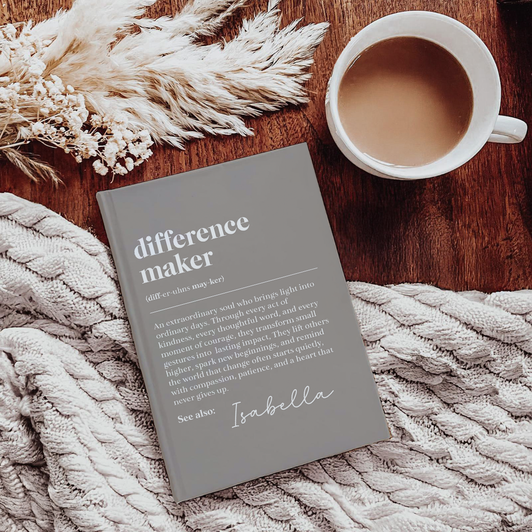 Personalized Difference Maker Journal