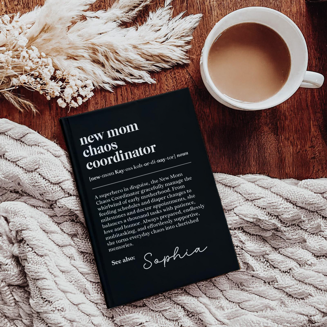 Personalized New Mom Chaos Coordinator Journal