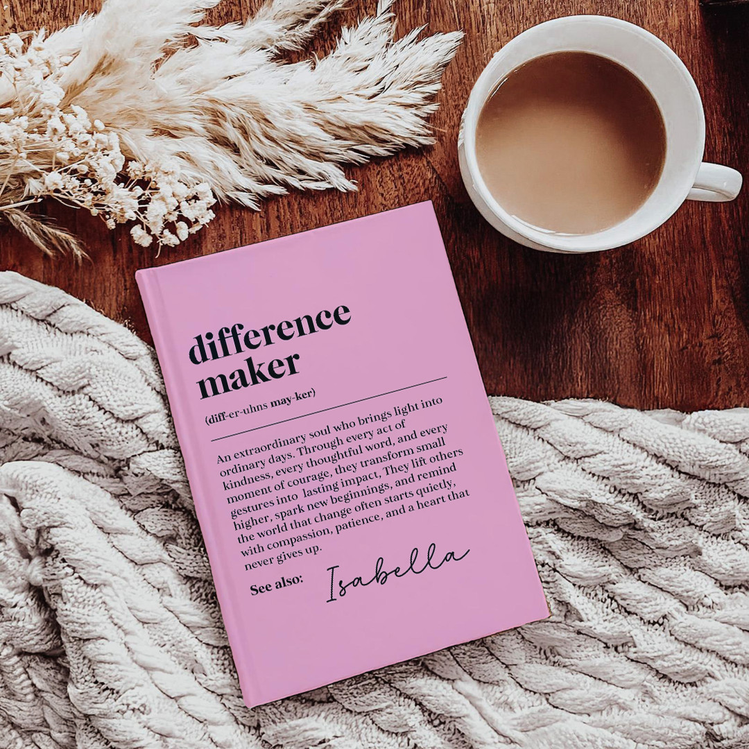 Personalized Difference Maker Journal