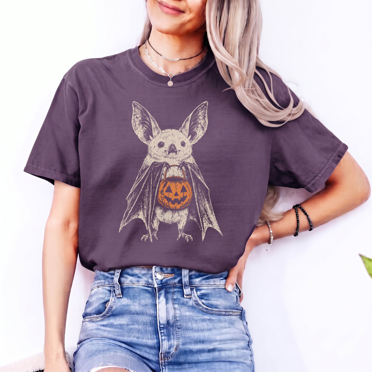 Retro Halloween Bat Tee