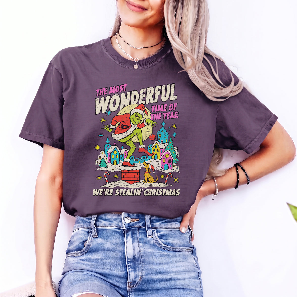 Camiseta de película navideña de los 90 «It's The Most Wonderful Time»