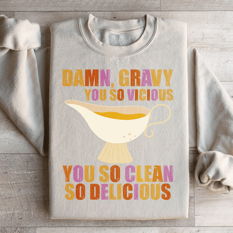 Gravy You So Delicious Sweatshirt Sand / S Peachy Sunday T-Shirt
