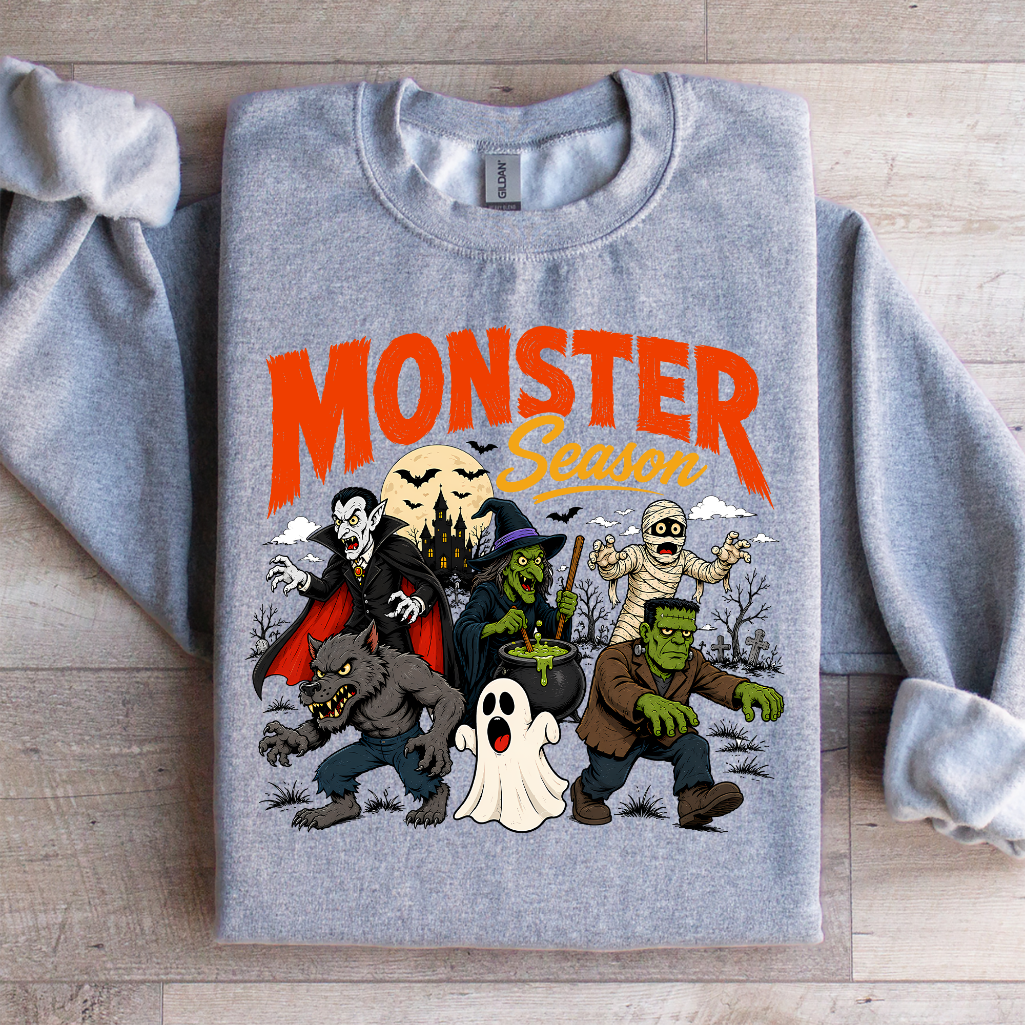 Retro Monster Season Sweatshirt