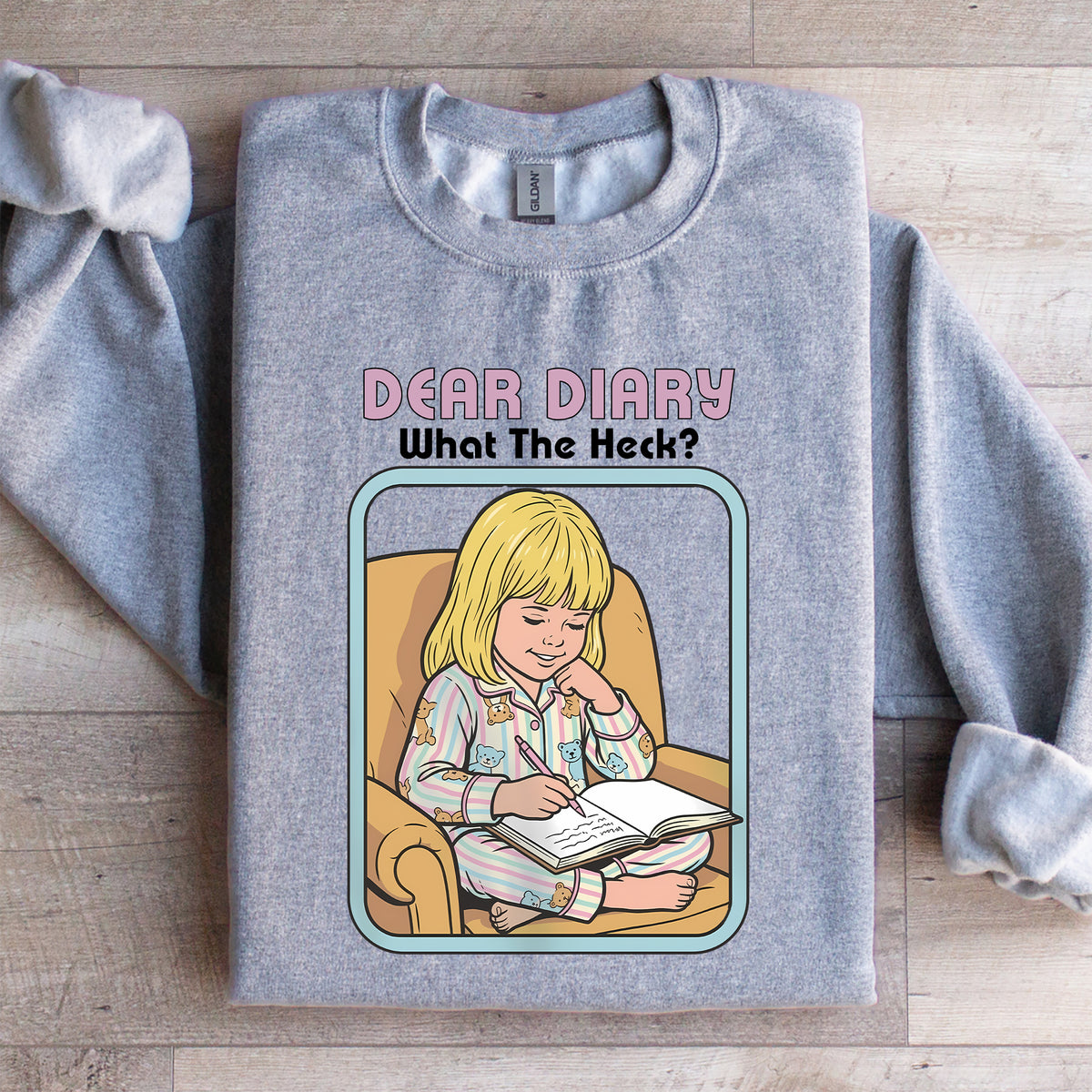 Sudadera «Querido diario, ¿qué demonios?»