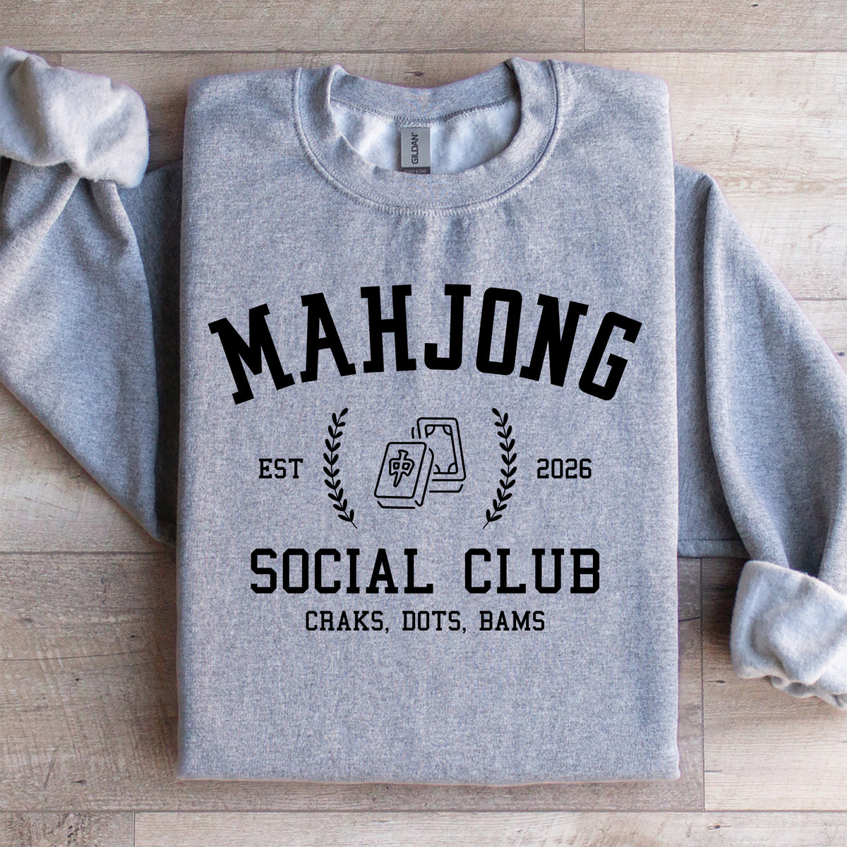 Mahjong Social Club-Sweatshirt