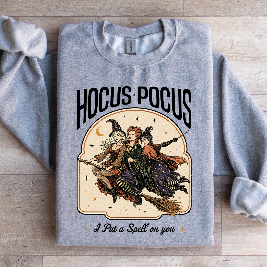 Halloween Witchy Fleece Pullover – "Hocus Pocus" Sweatshirt