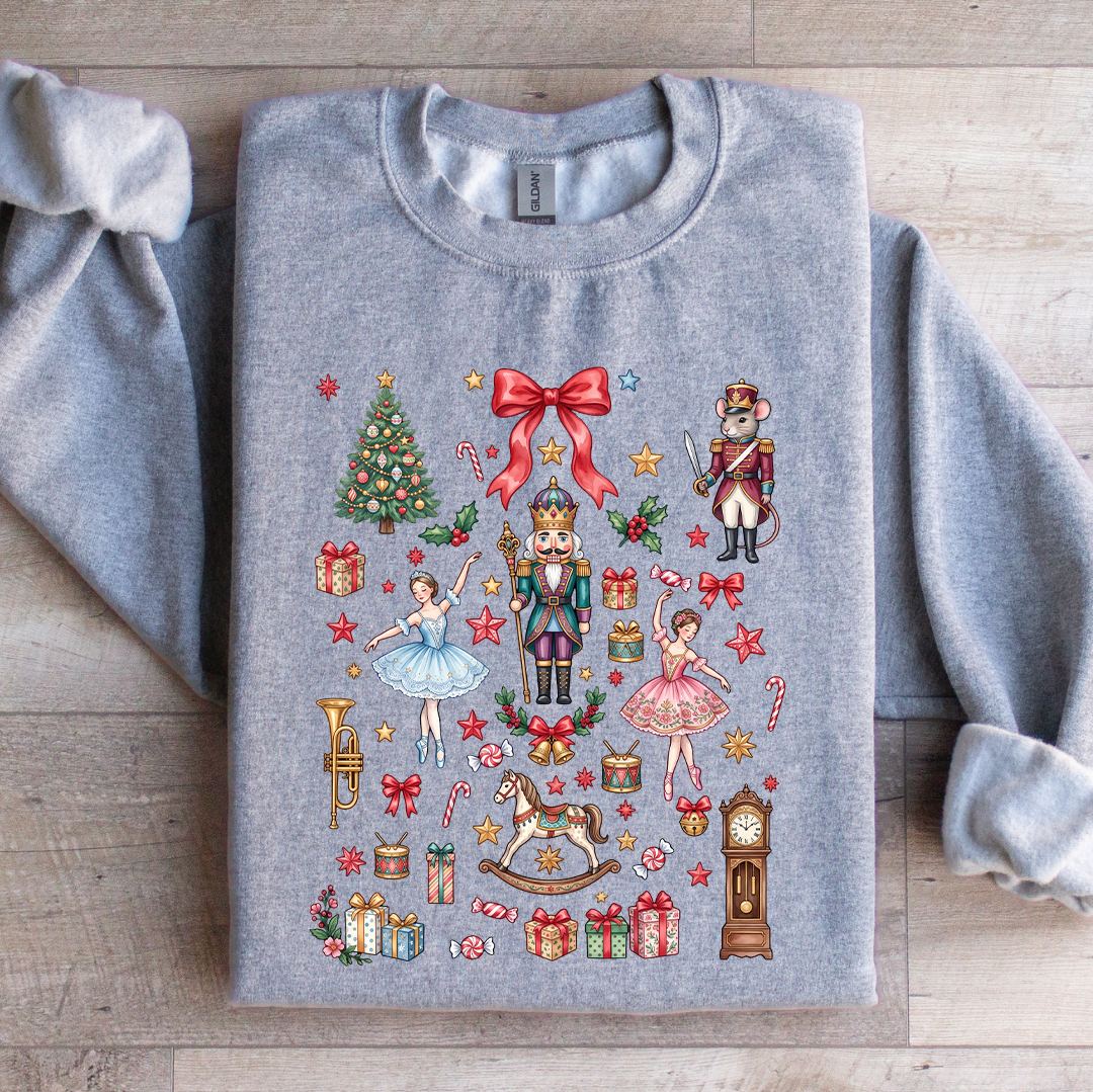 Vintage Christmas Nutcracker Sweatshirt