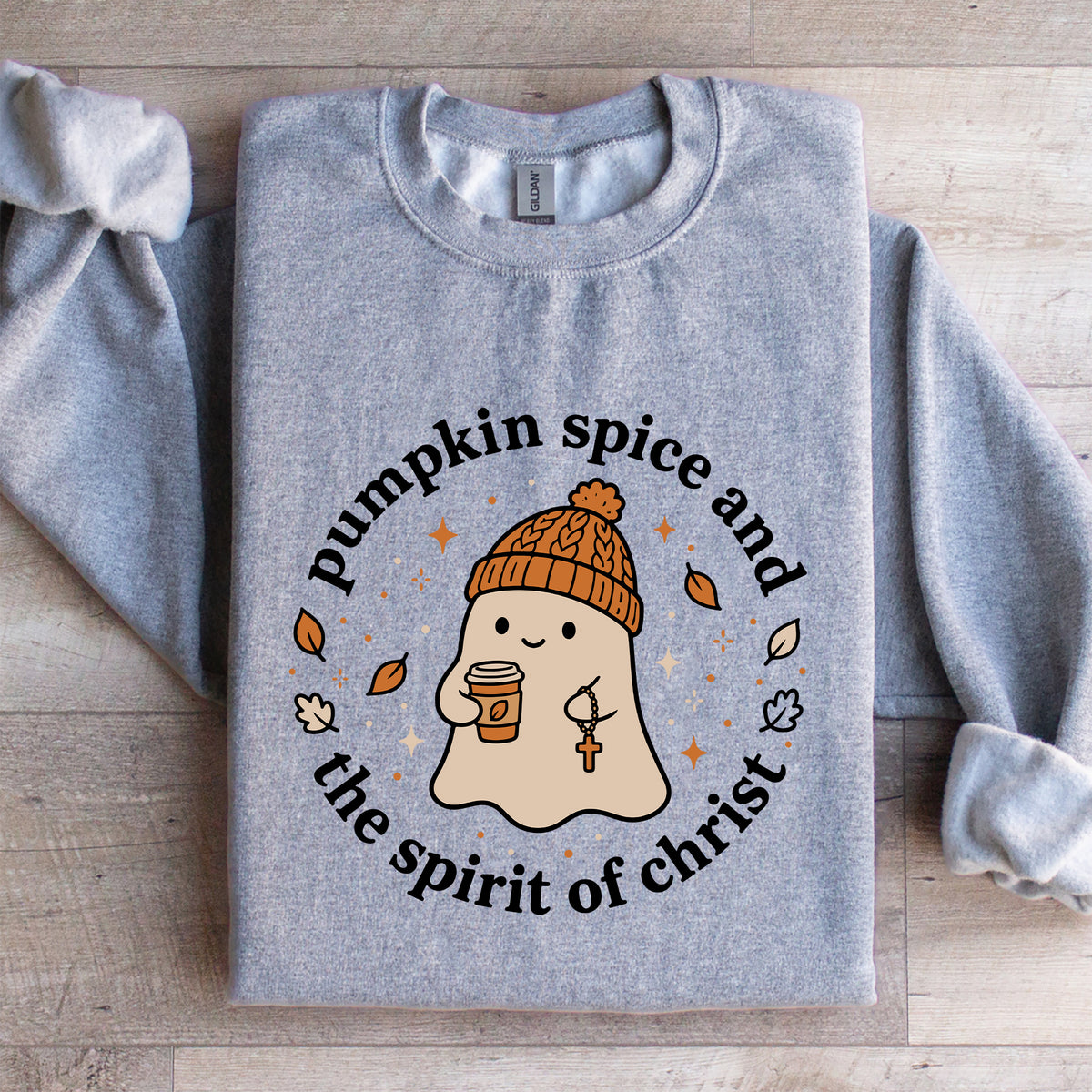 Sudadera de especias de calabaza y el espíritu de Cristo