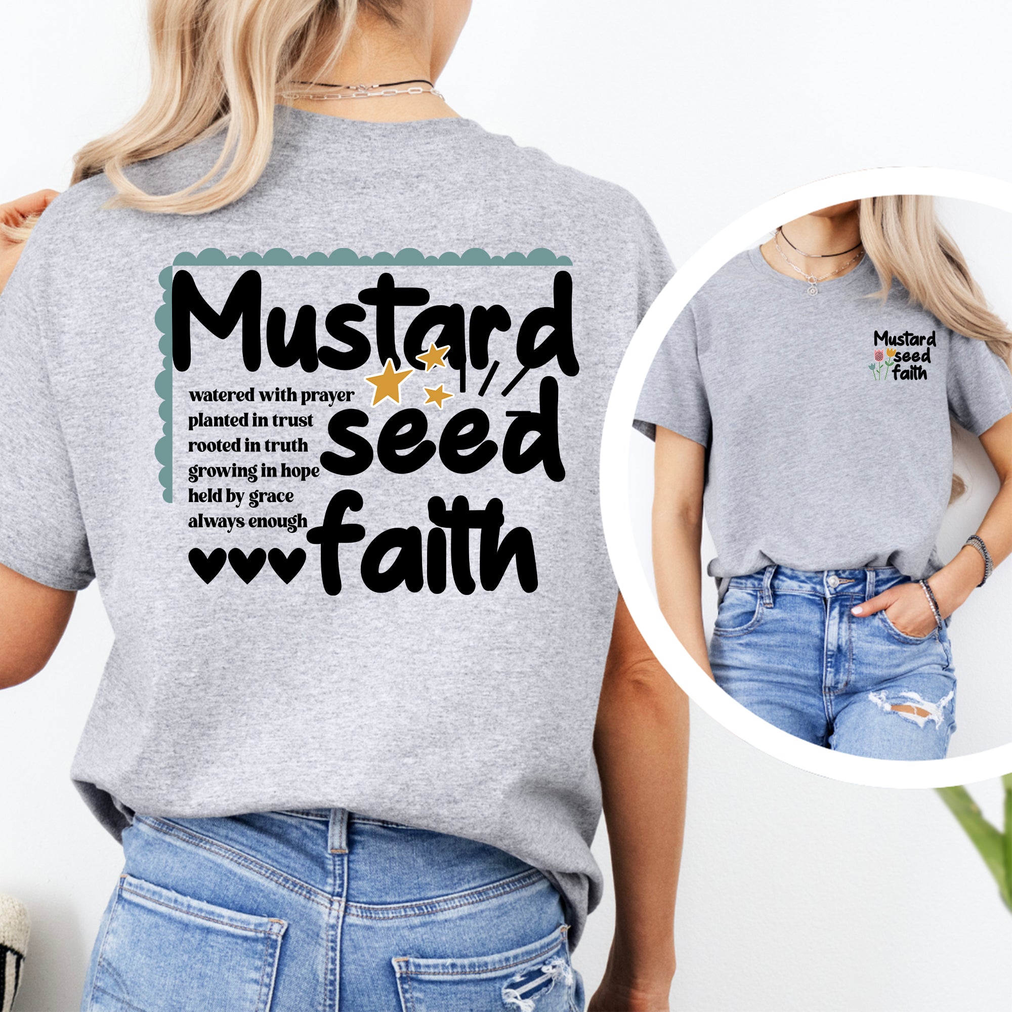T-Shirt „Glaube wie ein Senfkorn“