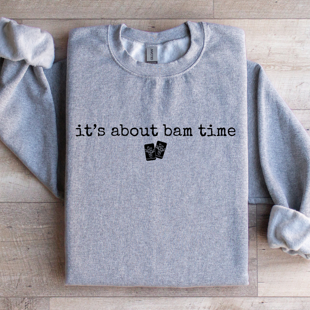 Sweat-shirt « C’est enfin l’heure de Bam »
