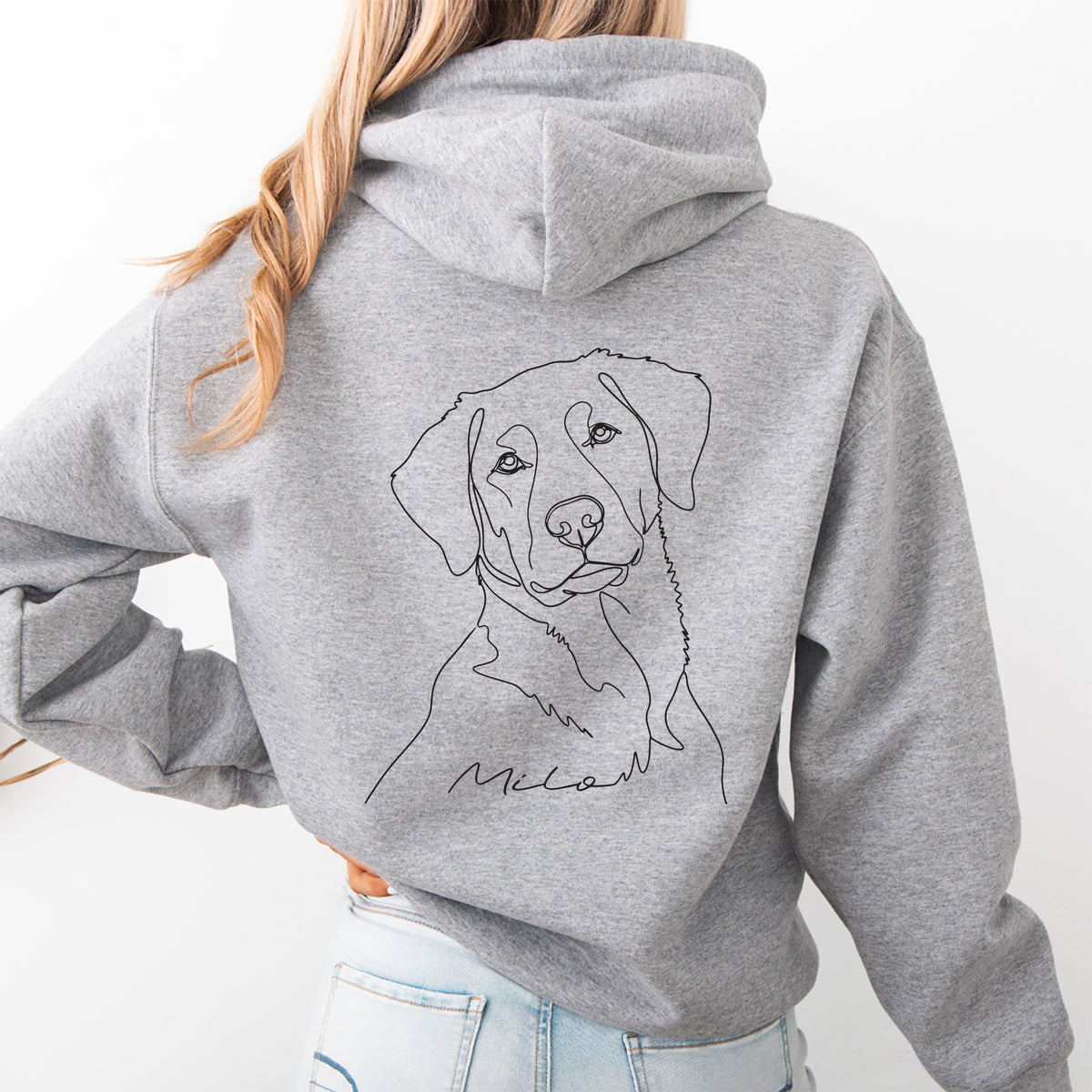 Personalisierter Hoodie mit Haustierfoto
