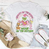 Grinchy On The Inside Bougie On The Outside Tee Ash / S Printify T-Shirt T-Shirt