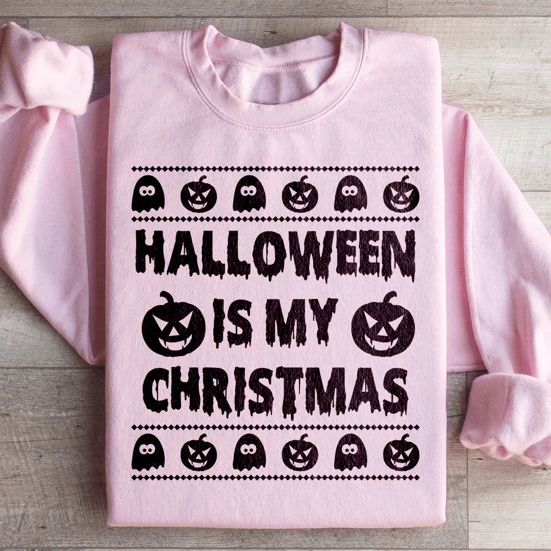 Halloween Is My Christmas Sweatshirt Light Pink / S Peachy Sunday T-Shirt