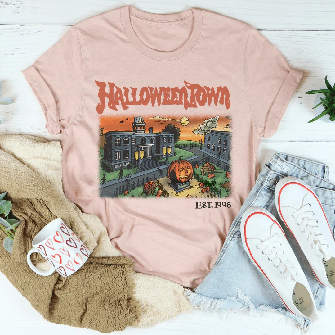 Halloween Town Est 1998 Tee Heather Prism Peach / S Peachy Sunday T-Shirt