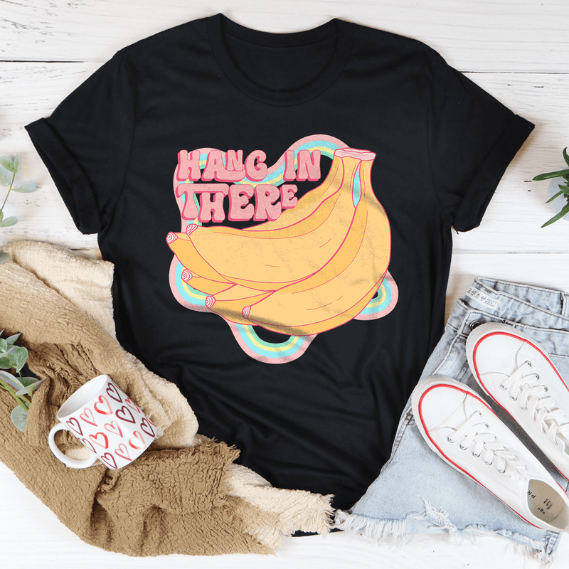 Hang In There Tee Black / S Peachy Sunday T-Shirt
