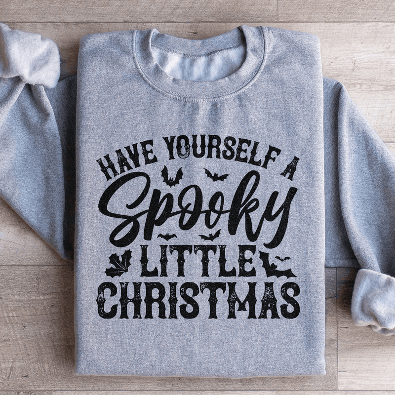 Have Yourself A Spooky Little Christmas Sweatshirt Sport Grey / S Peachy Sunday T-Shirt