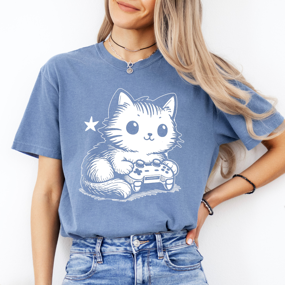 Gamer Cat Tee