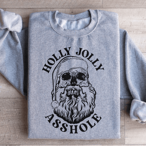Holly Jolly Sweatshirt Sport Grey / S Peachy Sunday T-Shirt
