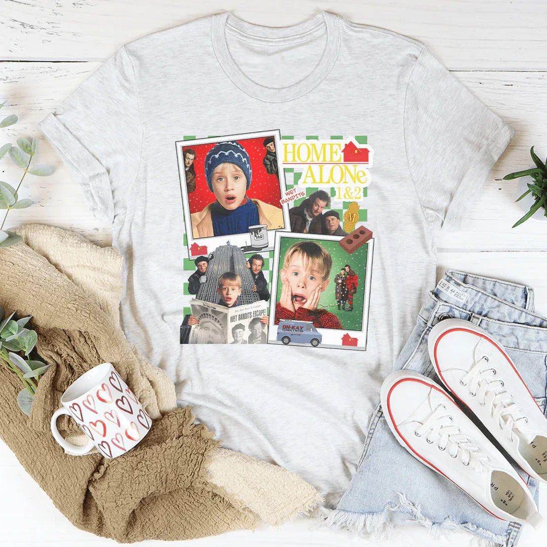 Home Alone Tee Ash / S Printify T-Shirt T-Shirt