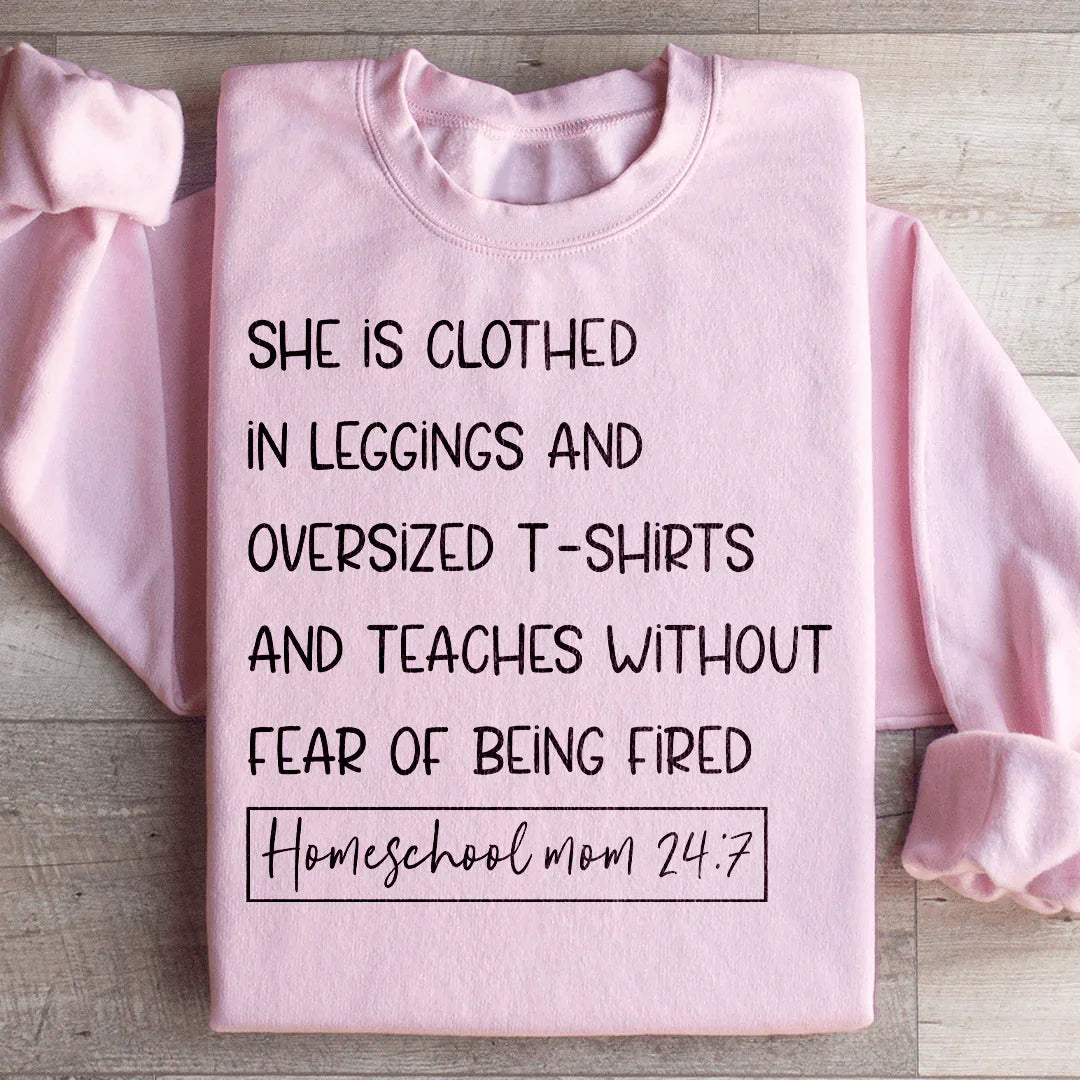 Homeschool Mom 247 Sweatshirt Light Pink / S Peachy Sunday T-Shirt