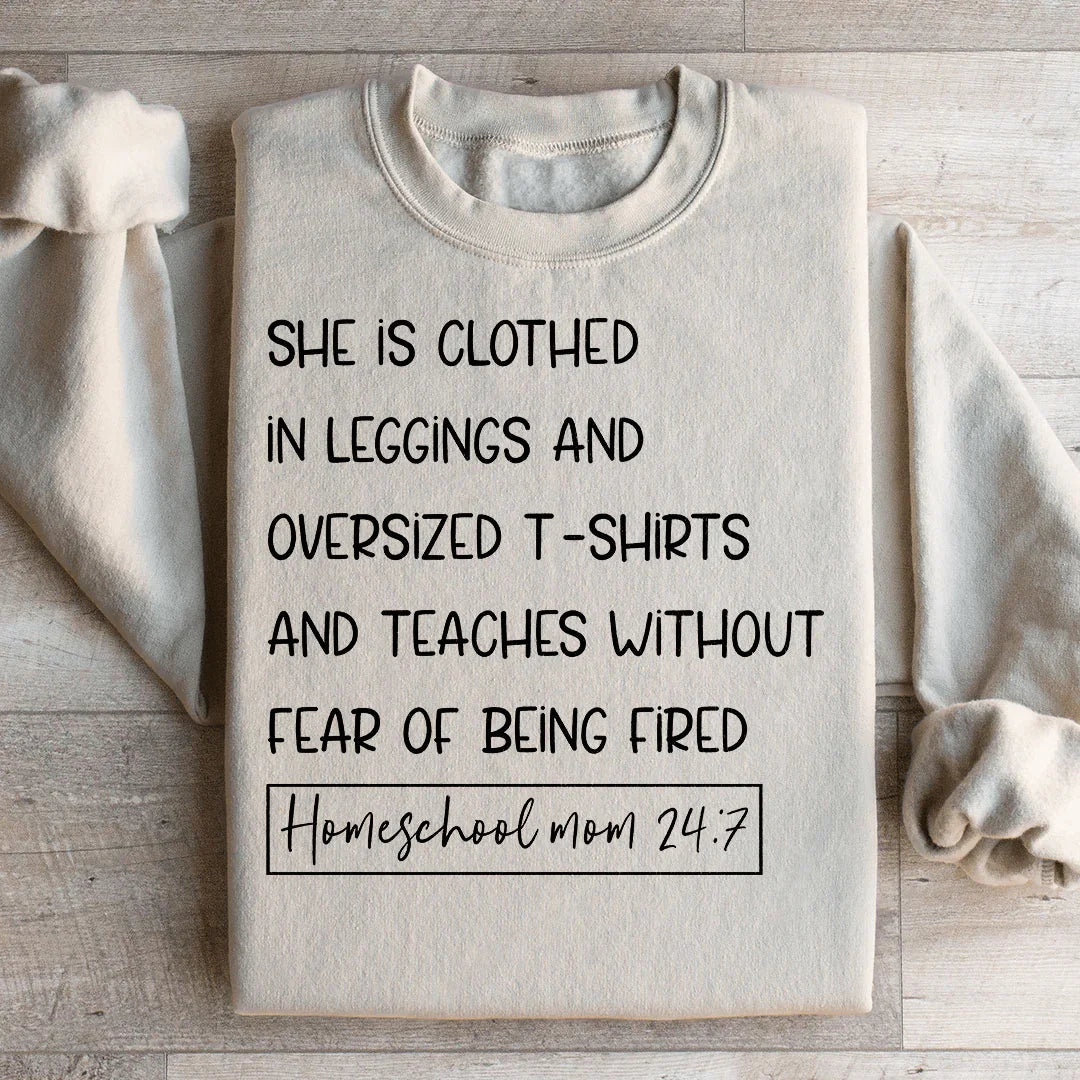 Homeschool Mom 247 Sweatshirt Sand / S Peachy Sunday T-Shirt