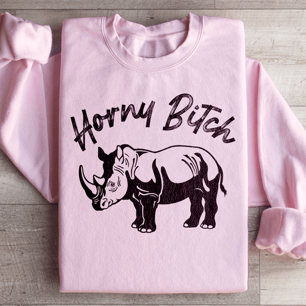 Horny B Sweatshirt Light Pink / S Peachy Sunday T-Shirt