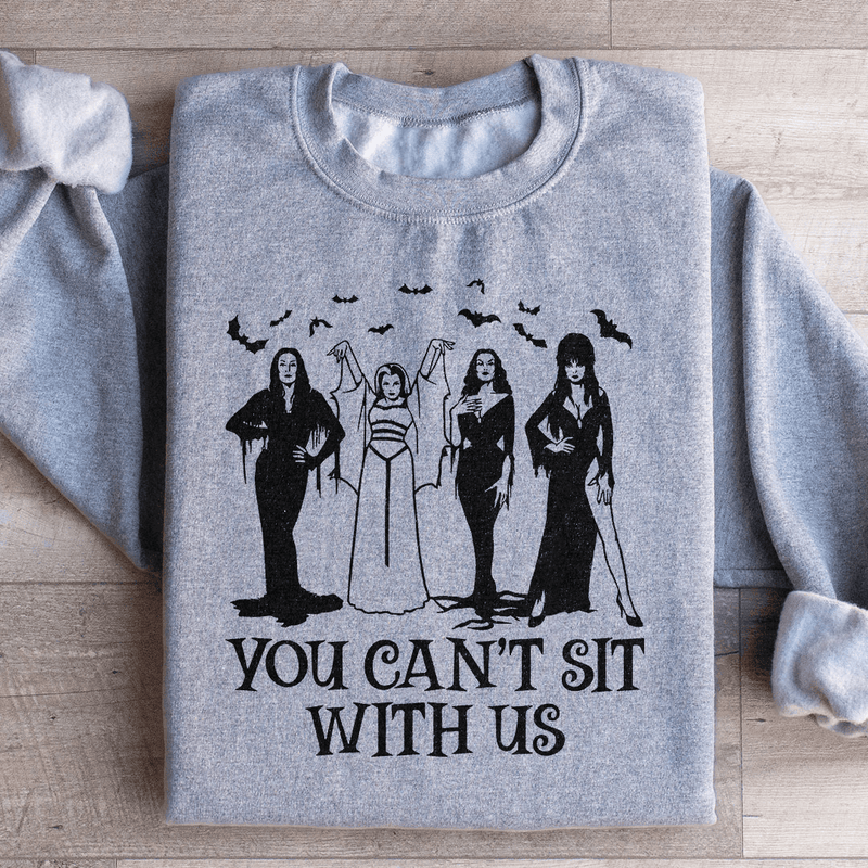 Horror Divas You Can't Sit With Us Sweatshirt Sport Grey / S Peachy Sunday T-Shirt
