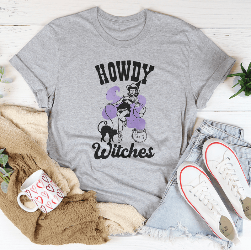 Howdy Withces Tee Athletic Heather / S Peachy Sunday T-Shirt