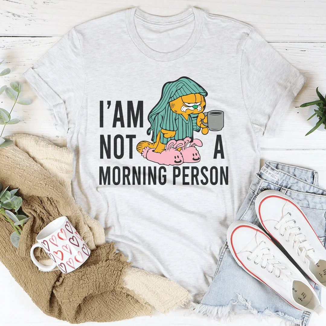 I’am Not A Morning Person Tee White / S Peachy Sunday T-Shirt