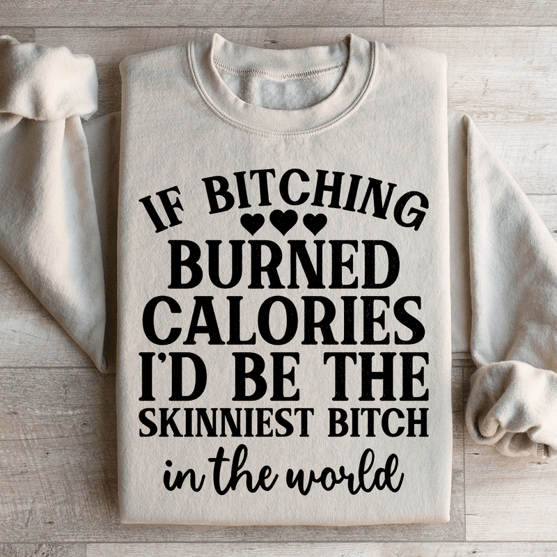 I'd Be Skinniest Sweatshirt Sand / S Peachy Sunday T-Shirt