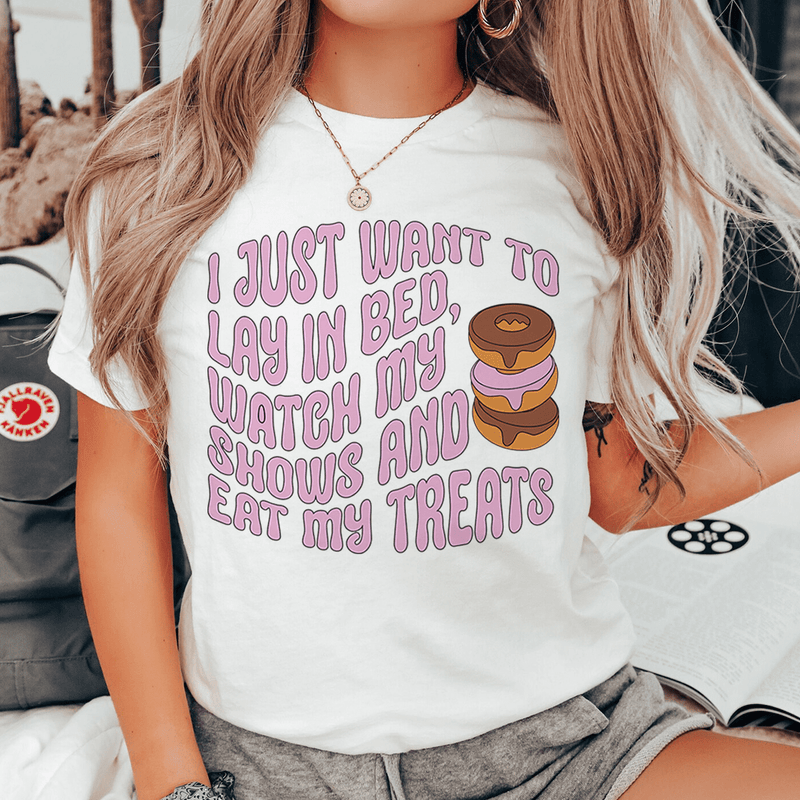 I Just Want To Lay In Bed Tee Ash / S Peachy Sunday T-Shirt