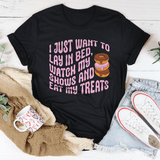 I Just Want To Lay In Bed Tee Black Heather / S Peachy Sunday T-Shirt