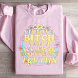 I'm A Teller Of Unfortunate Truths Sweatshirt Light Pink / S Peachy Sunday T-Shirt