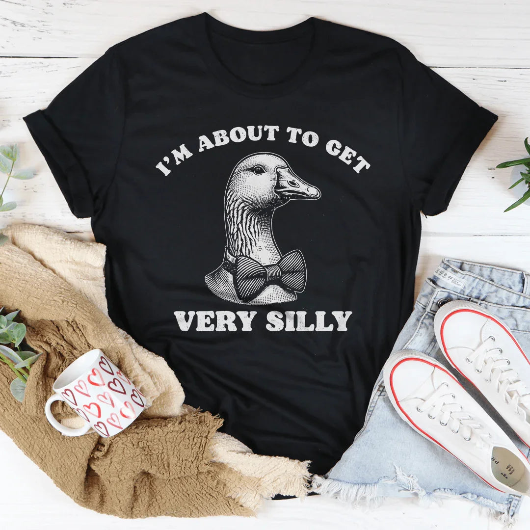 I'm About To Get Very Silly Tee Black Heather / S Peachy Sunday T-Shirt
