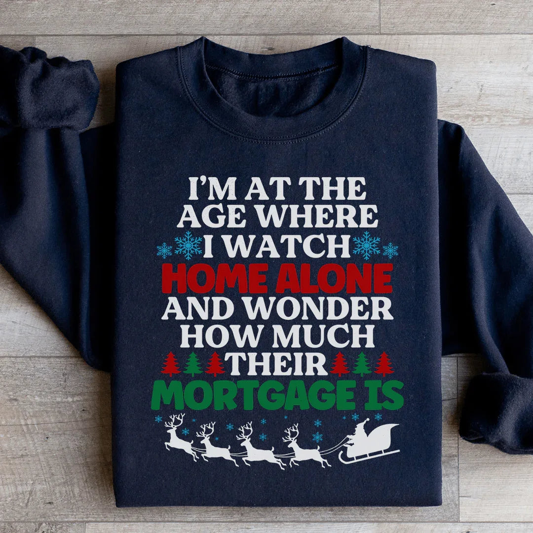 I'm At The Age Christmas Sweatshirt S / Black Printify Sweatshirt T-Shirt