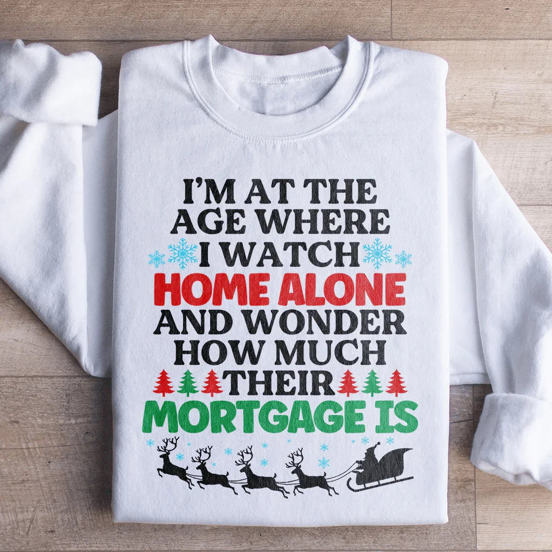 I'm At The Age Christmas Sweatshirt S / White Printify Sweatshirt T-Shirt