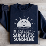 I'm Just A Ray Of Sarcastic Sunshine Sweatshirt Black / S Peachy Sunday T-Shirt