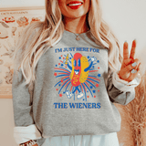 I’m Just Here For The Wieners Tee Sport Grey / S Peachy Sunday T-Shirt
